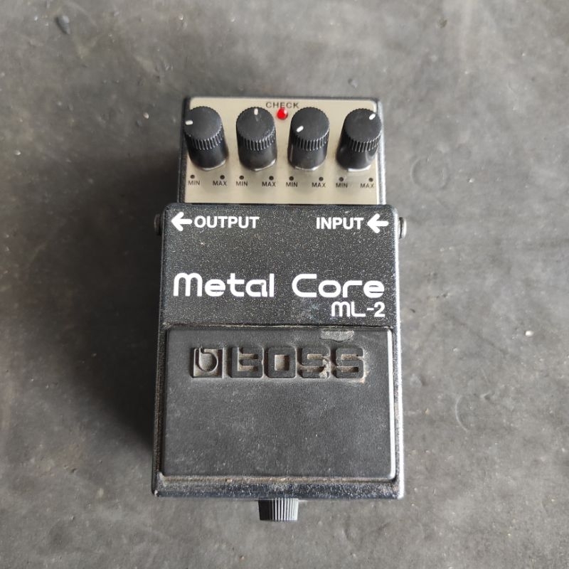 Boss ML 2 Metal Core, Distortion, Not Boss Metal Zone, MT 2, ST 2, Zoom, Nux