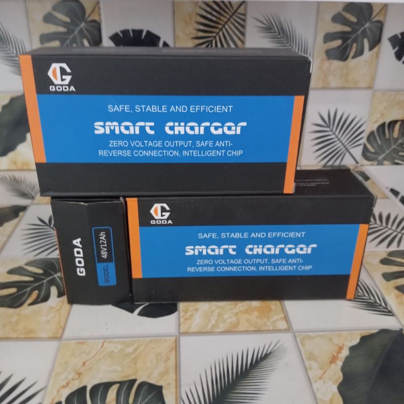 charger cas cas cassan sepeda listrik merk GODA 48V12AH ORIGINAL 100%ASLI