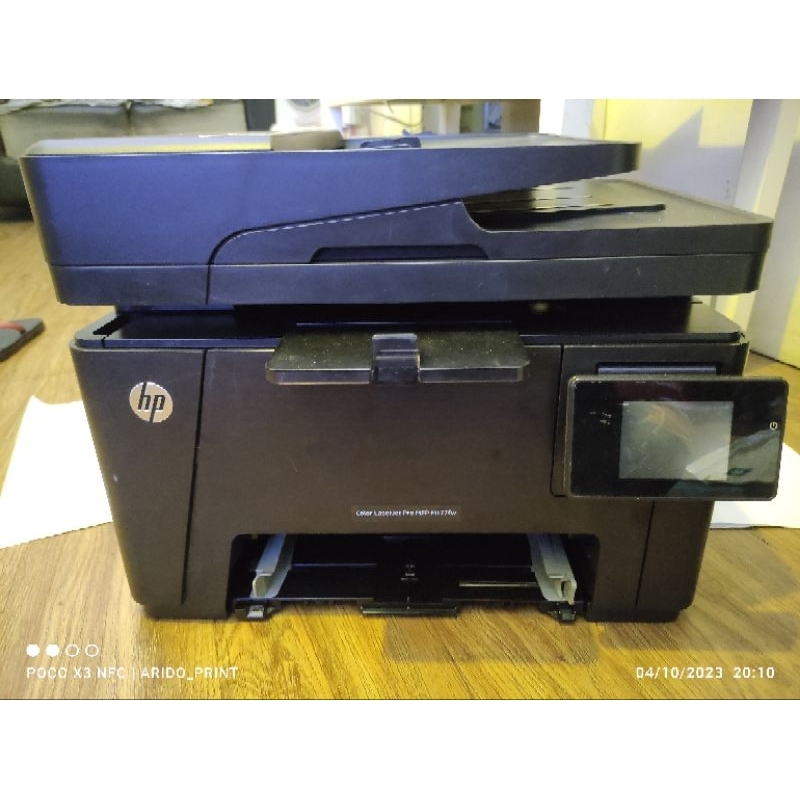 Printer HP Color LaserJet Pro MFP M177fw m177 fw fotocopy warna mini