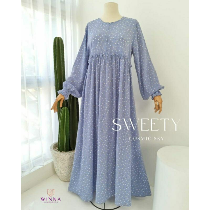 [READY] SWEETY HOMEDRESS BY WINNA | DRESS ONLY | DAILY DRESS | GAMIS ONLY | MANGO CRINKLE❤️