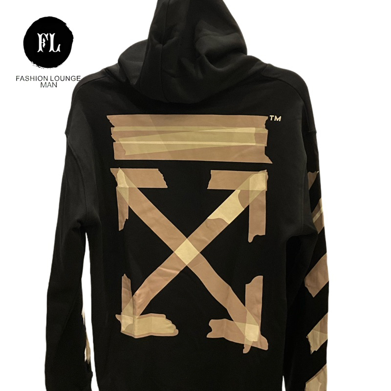 Hoodie jacket hitam OW