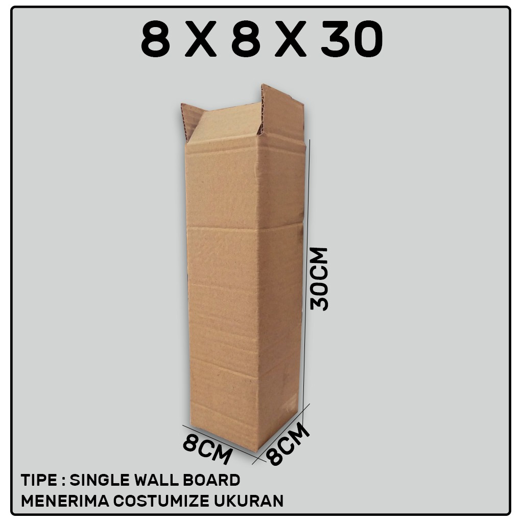 

Kardus Packing Box 8 x 8 x 30 CM