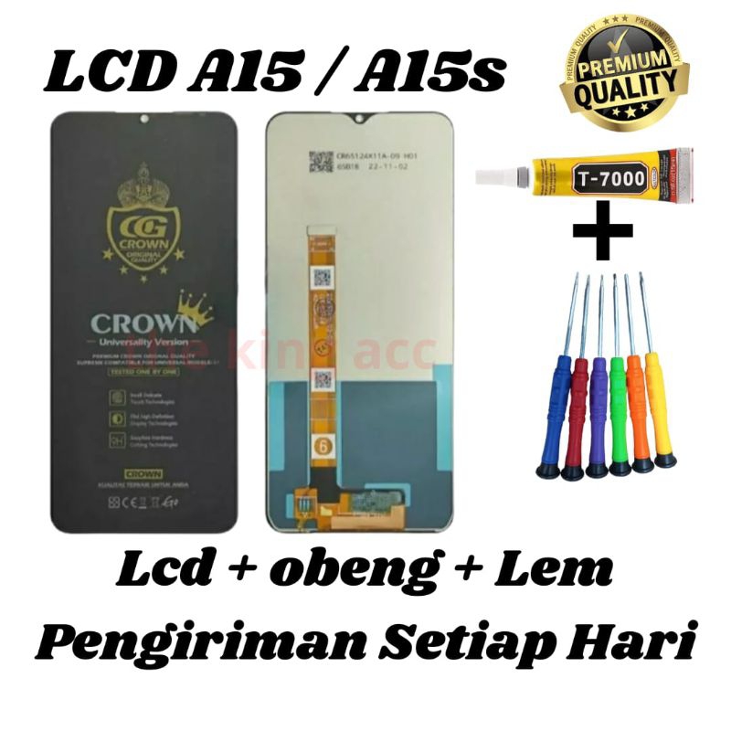 Lcd oppo A15/A15s Original Crown / Lcd touchscreen Original Crown oppo A15/ oppo A15s