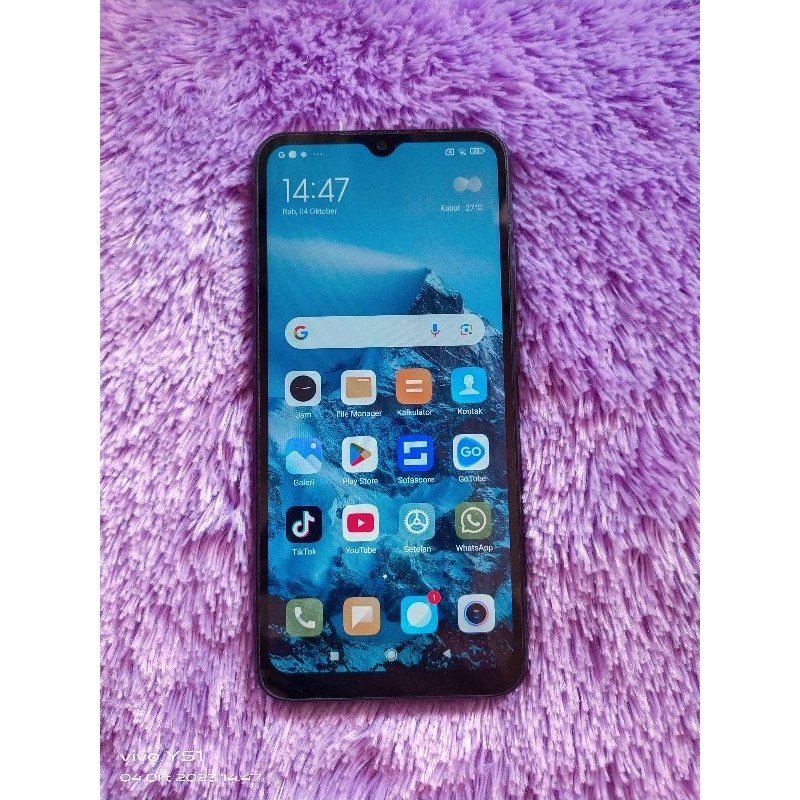 REDMI 10A RAM 4+1/64 SECOND NORMAL BERKUALITAS HARGA TERJANGKAU