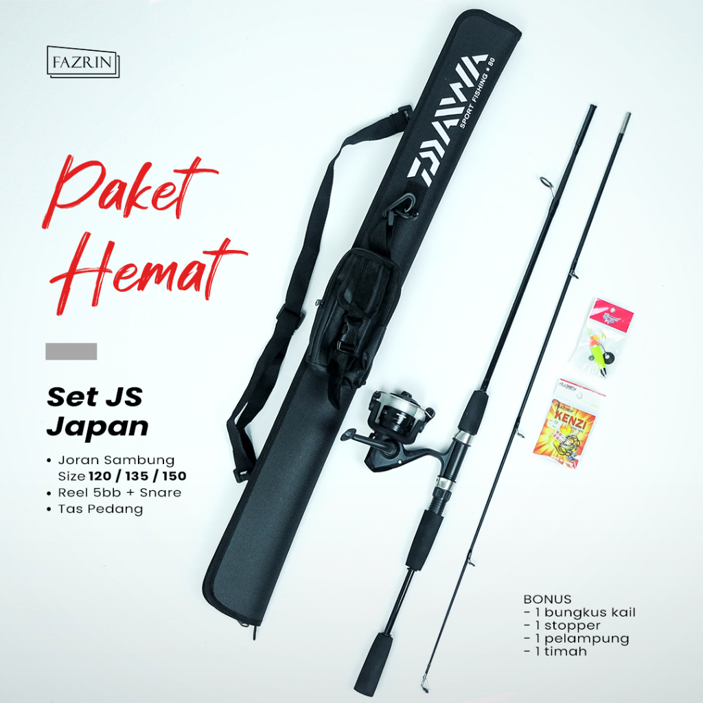 1 SET ALAT PANCING LENGKAP JORAN PANCING JAPAN STYLE 120 CM 135CM 150 CM BONUS TAS PANCING TAS