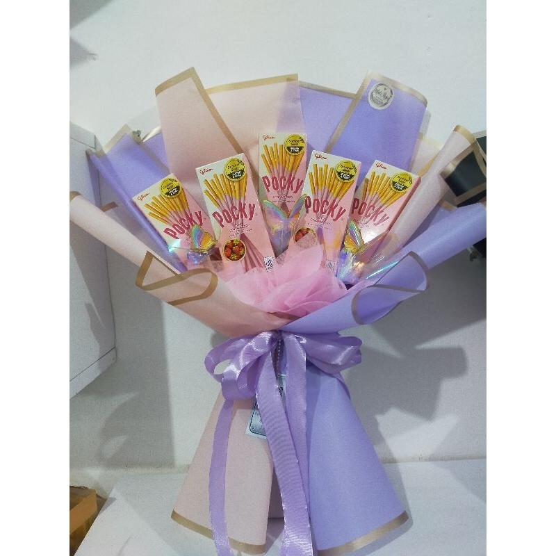 

buket pocky kupu-kupu