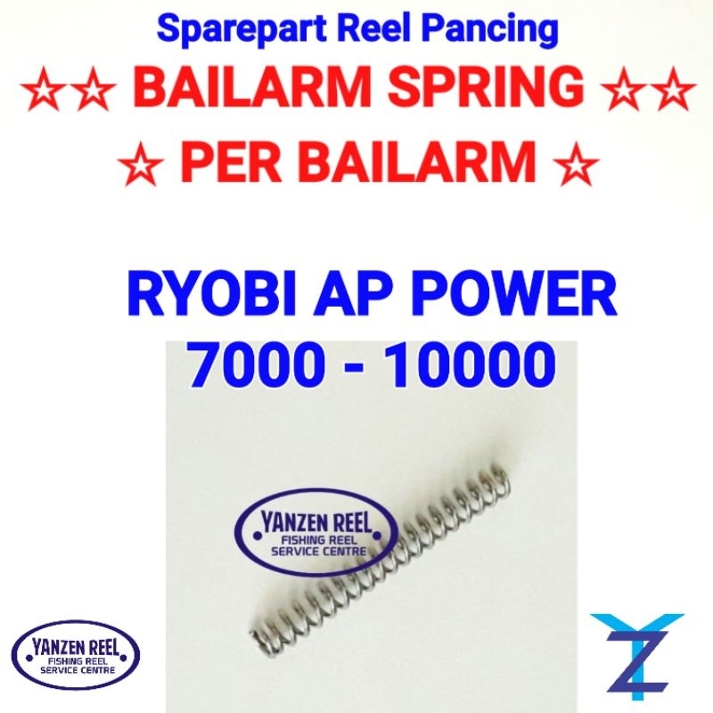 Sparepart reel pancing Per/spring Bailarm Reel RYOBI APPOWER 7000-10000