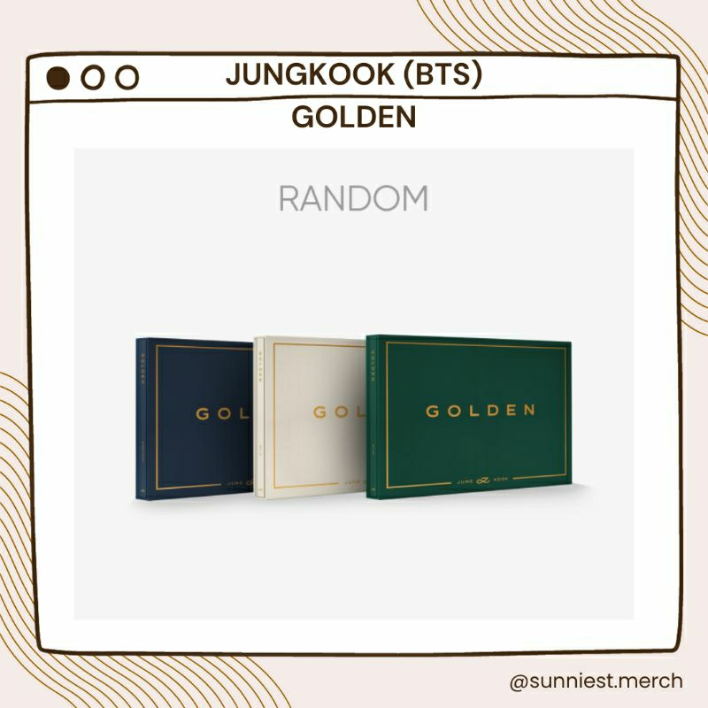 [PO] JUNGKOOK GOLDEN (Random)