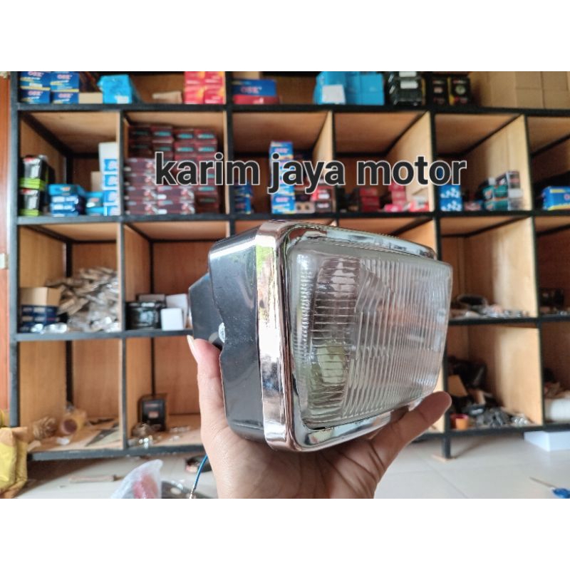 headlamp lampu depan motor honda win win100  bagus