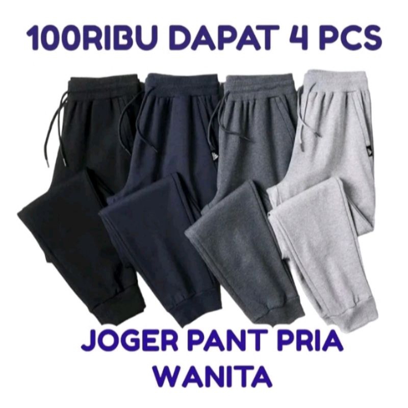CELANA JOGER PANT PRIA WANITA TRENING TRENING TRENING