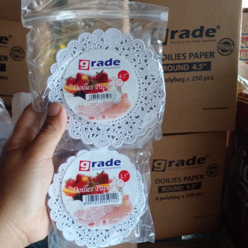 

KERTAS DOLLIES / grade kertas renda putih kertas batik kertas souvenir murah