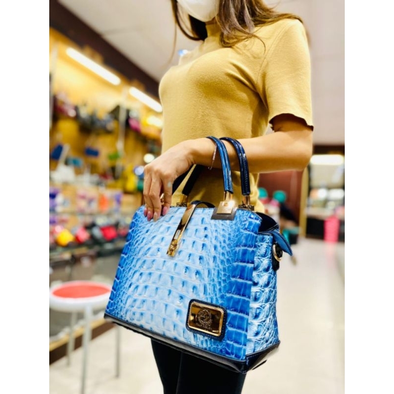 Tas UmanoVero Prita croco 3676 - 3 (Barang Ready Stok) Tas selempang tas cantik tas murah tas kantor