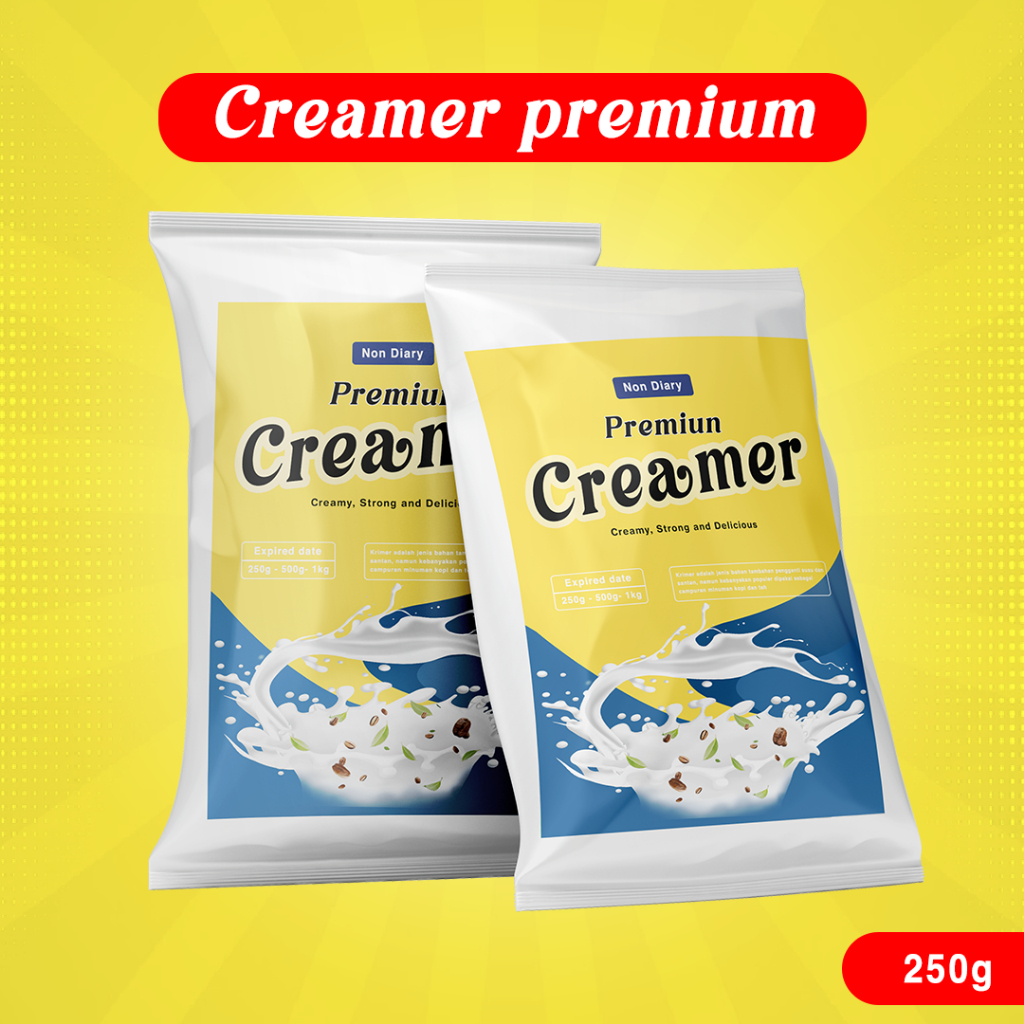 

CREAMER BUBUK / KRIMER BUBUK 250GR / CREAMER NON DIARY / BUBUK KRIMER PREMIUM / CREAMER PREMIUM 250G