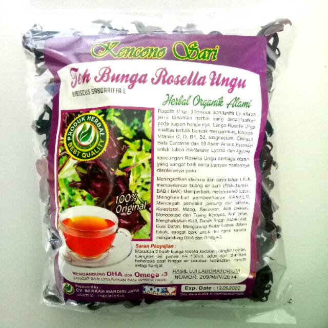 

[NEW] Teh Bunga Rosella Ungu dan Merah Kencono Sari 100 gr