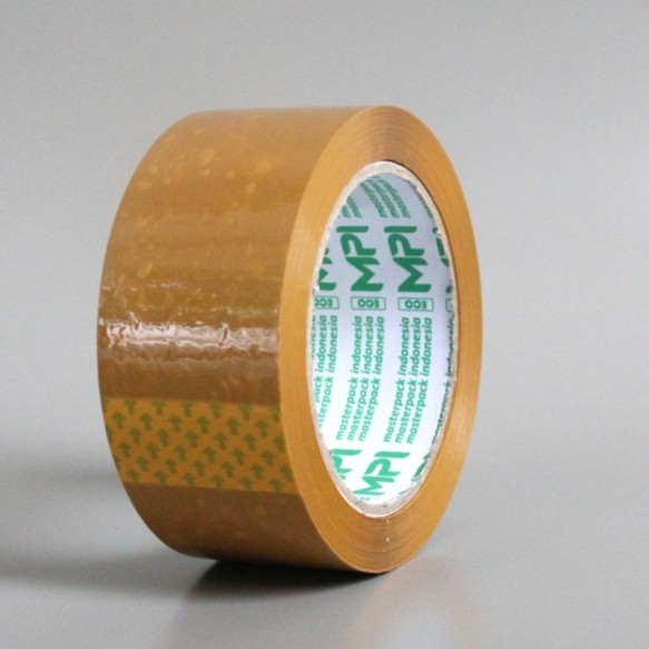 

Lakban Bening Coklat 45MM x 100 YARD (2 INCH X 100YARD) - Cokelat