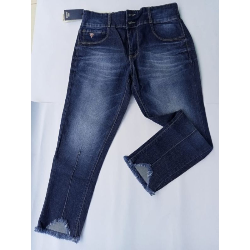 CELANA PANJANG JEANS 7/9 CEWEK STREETCH ORIGINAL IMPORT FELINO KWALITAS ISTIMEWA