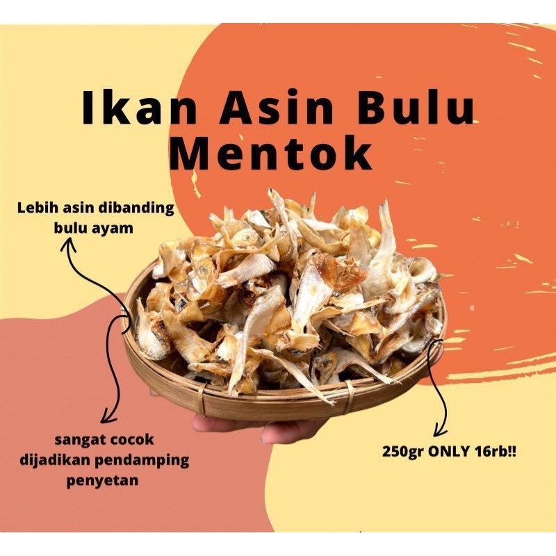 

✨️Oleh-Oleh Surabaya✨️ Ikan Asin Bulu Mentog 500gr