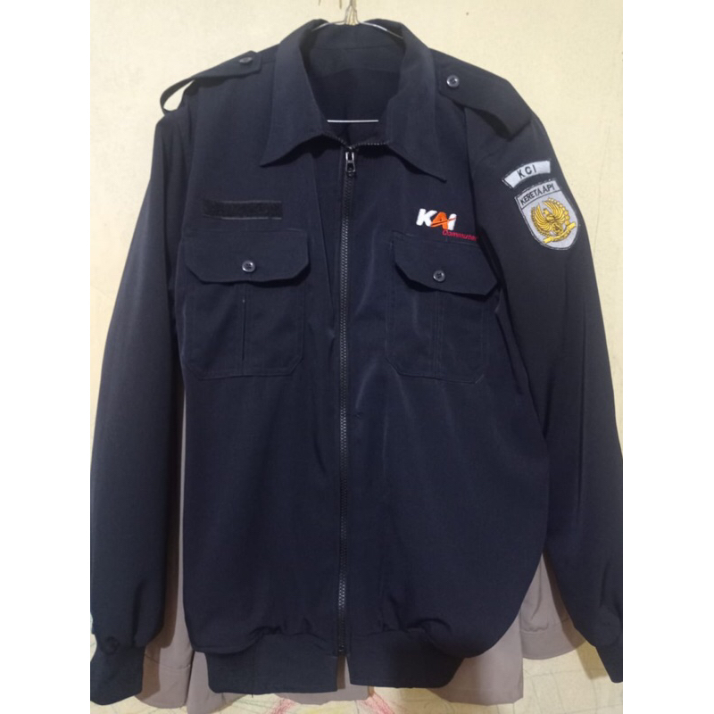 JAKET KAI KERETA API INDONESIA R6 BIRU/NAVY