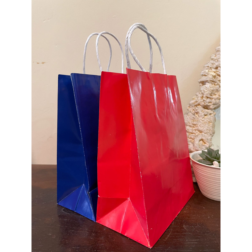 

paperbag polos warna handle paper tas imlek tas valentine kado gift kue keranjang natal