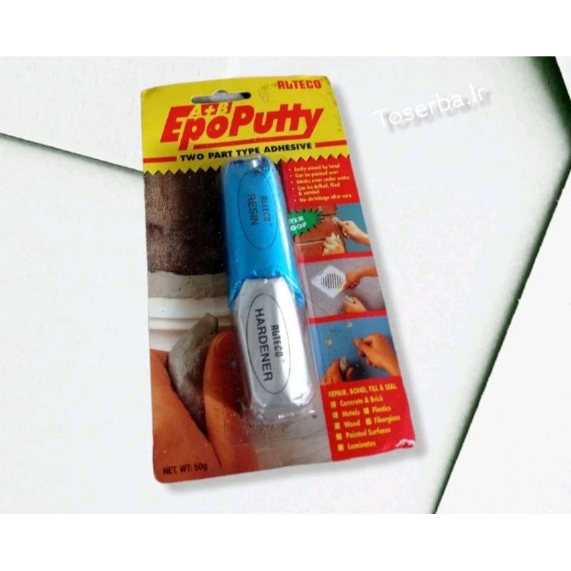 Lem Epo Putty Alteco / Epo Putty / Lem porting 50 gramLem Alteco Epo Putty 50 gram