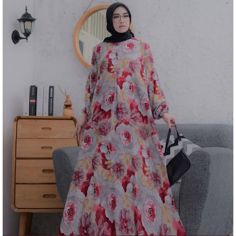 Gamis abaya katun rayon