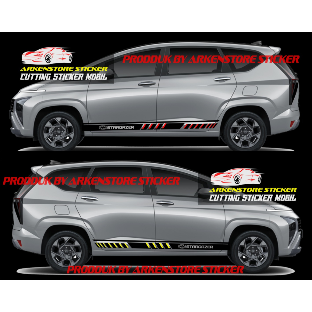 stiker mobil stargazer cutting sticker list mobil hyundai stargazer