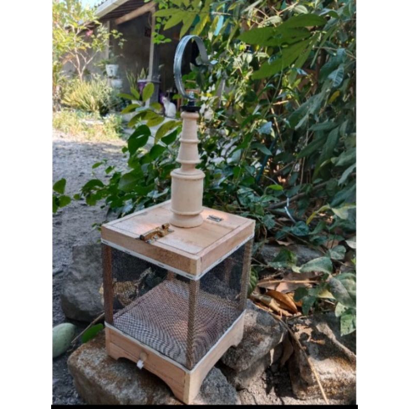 KANDANG JANGKRIK//TEMPAT JANGKRIK+TEMPAT ULAT DAN KROTO