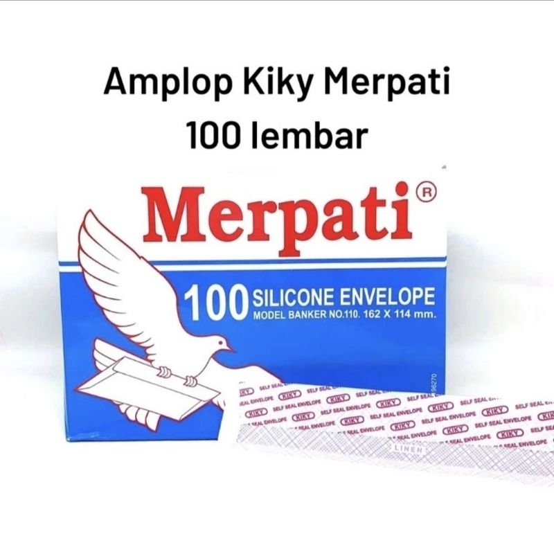 

Amplop AA/Merpati ukr 16.2cm x 11.4cm Harga Per box 100Lembar
