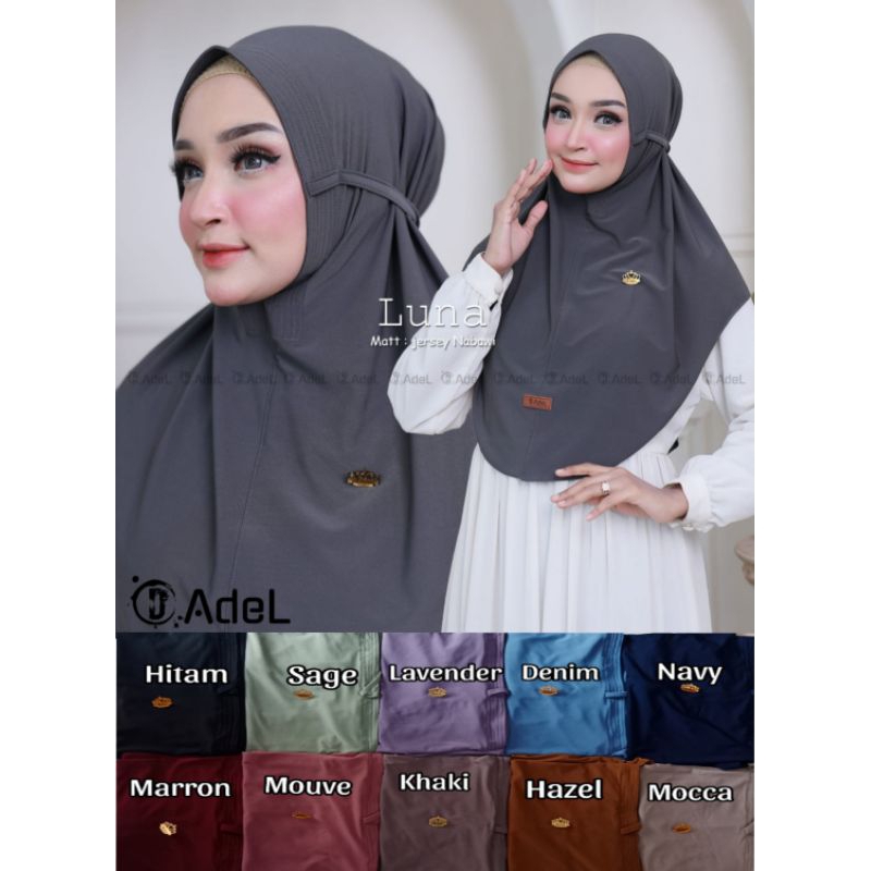 Luna Adel bergo jersey hijab Luna by adel jilbab luna adel bergoinstanbross  bergojersey hijab free 