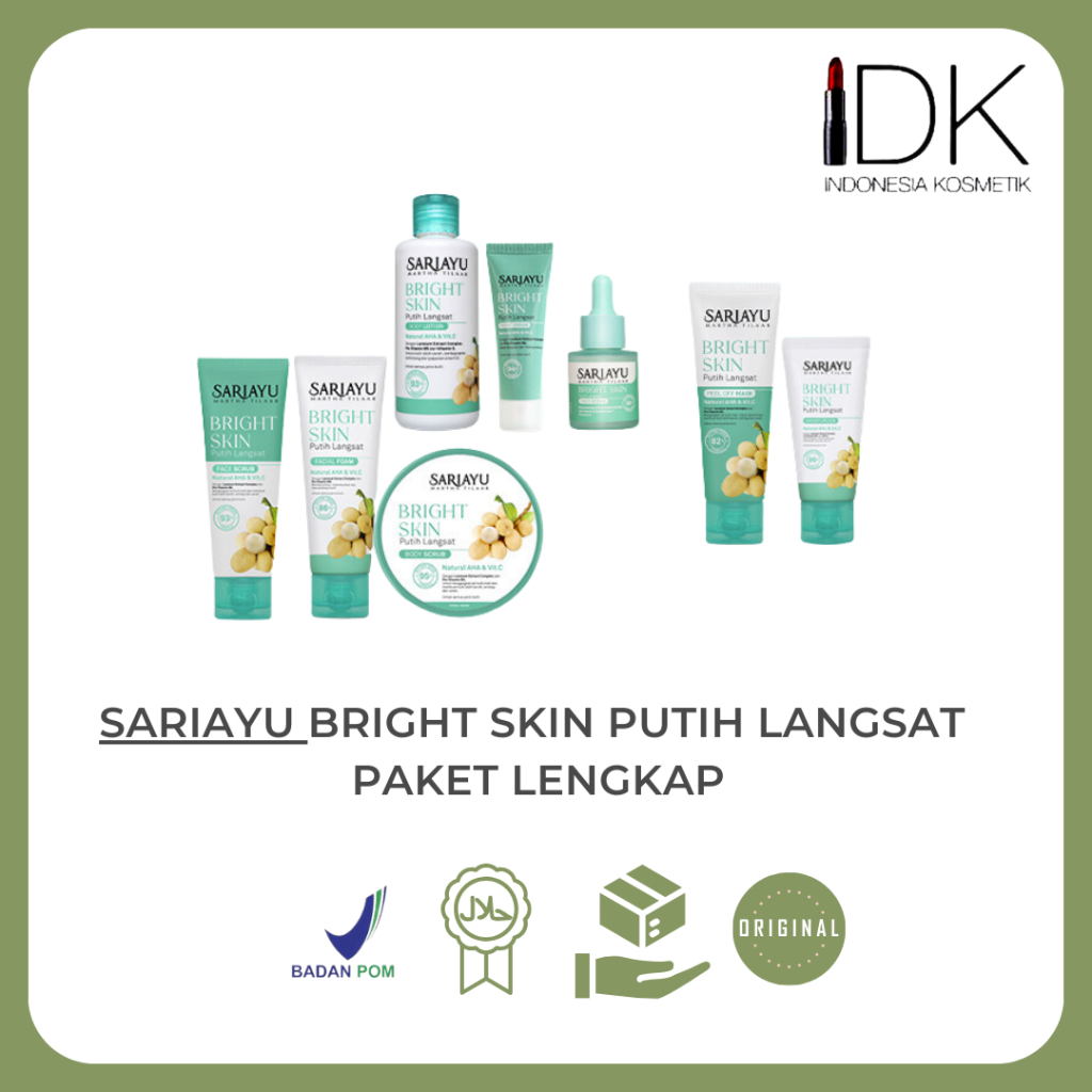 Sariayu Putih Langsat Paket Lengkap
