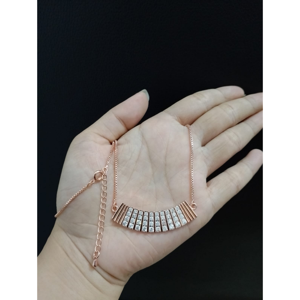 Kalung Berlian Tura Plat