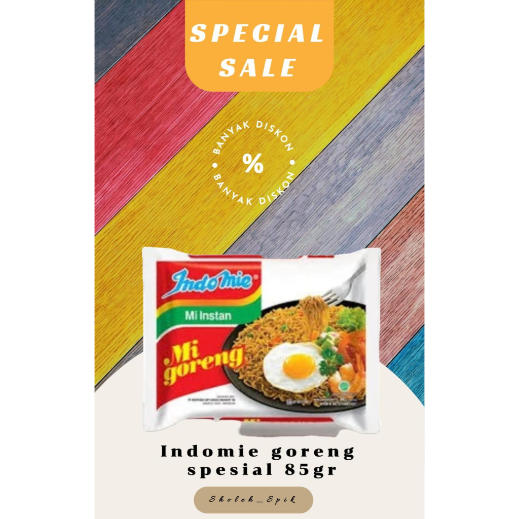 

Indomie goreng spesial 85gr