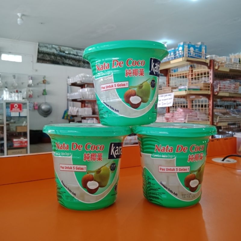 

Nata De Coco kemasan ember 1kg nata De coco kara plain nata de coco sari kelapa