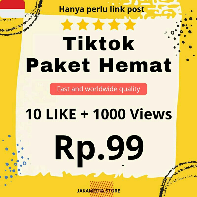 [PROMO] Like Tiktok Permanen Termurah