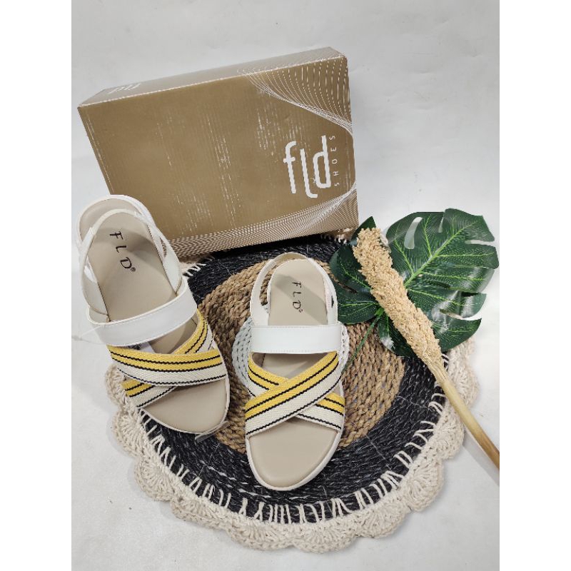 Sepatu sandal fladeo cewek LDFT519-1ASWHT