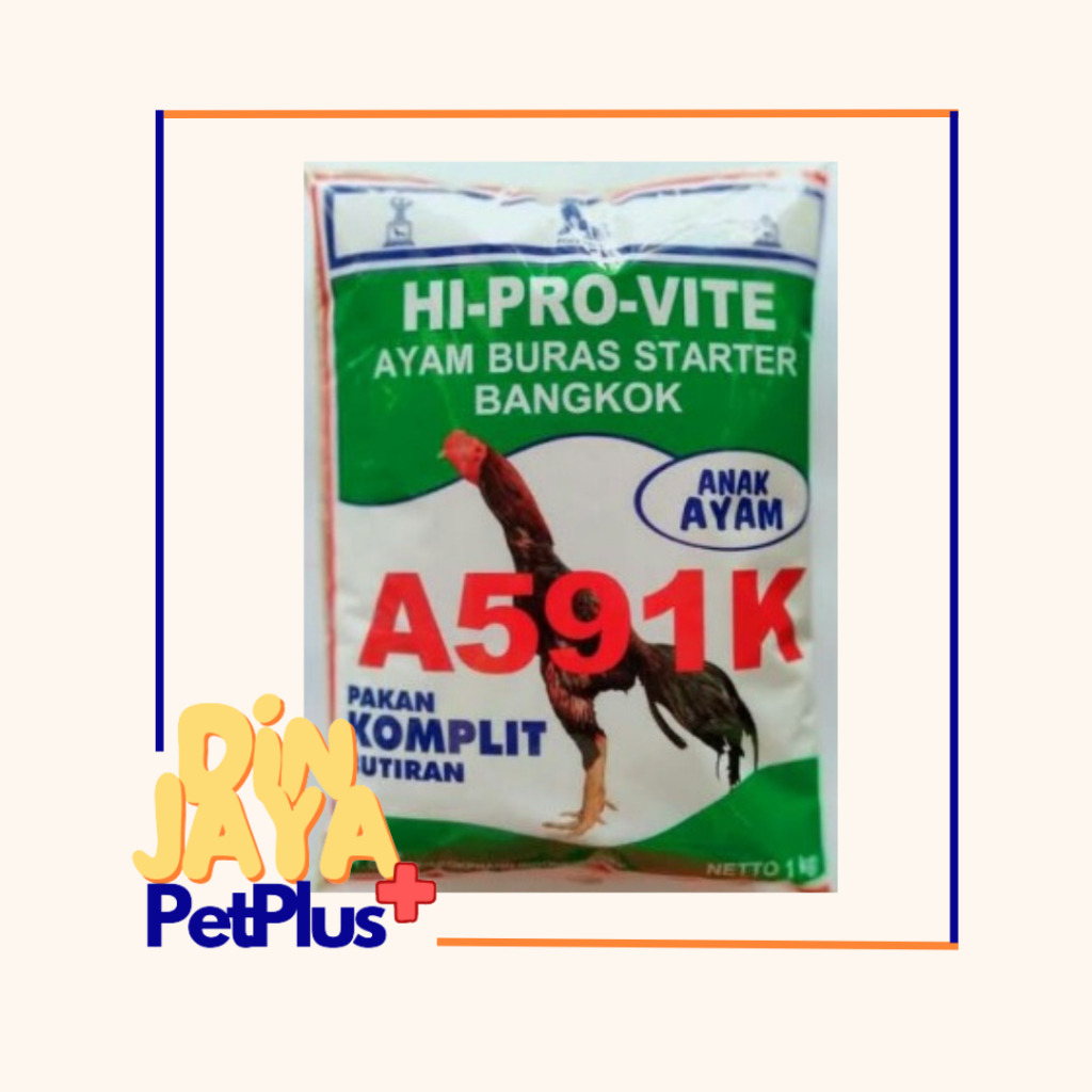591-K - PAKAN AYAM 591 KEMASAN 1 KG