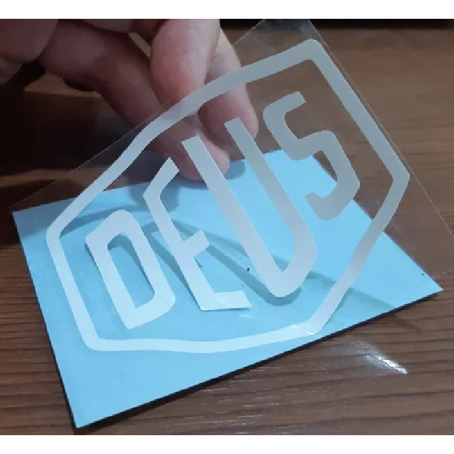 Cutting Sticker Logo Deus Stiker Deus Ex Machina Untuk Motor Scoopy Dll