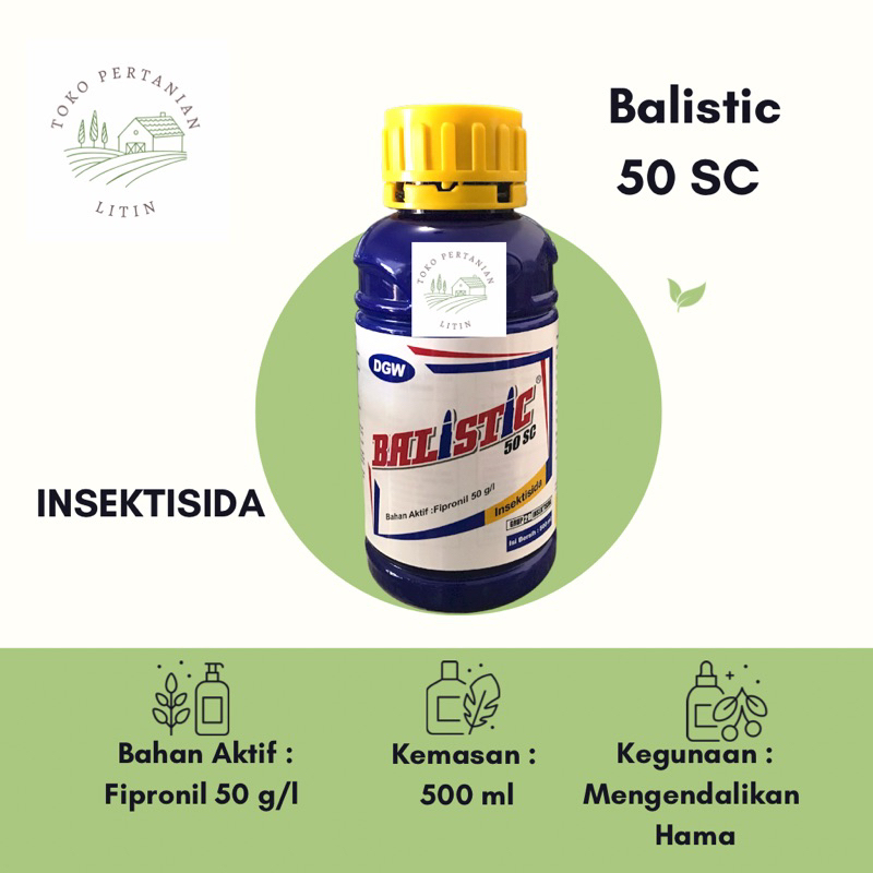 Balistic 50 SC - 500 ml ( Insektisida ) Mengendalikan Hama Mengandung ZPT