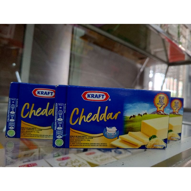 

Keju Kraft cheddar 150gr