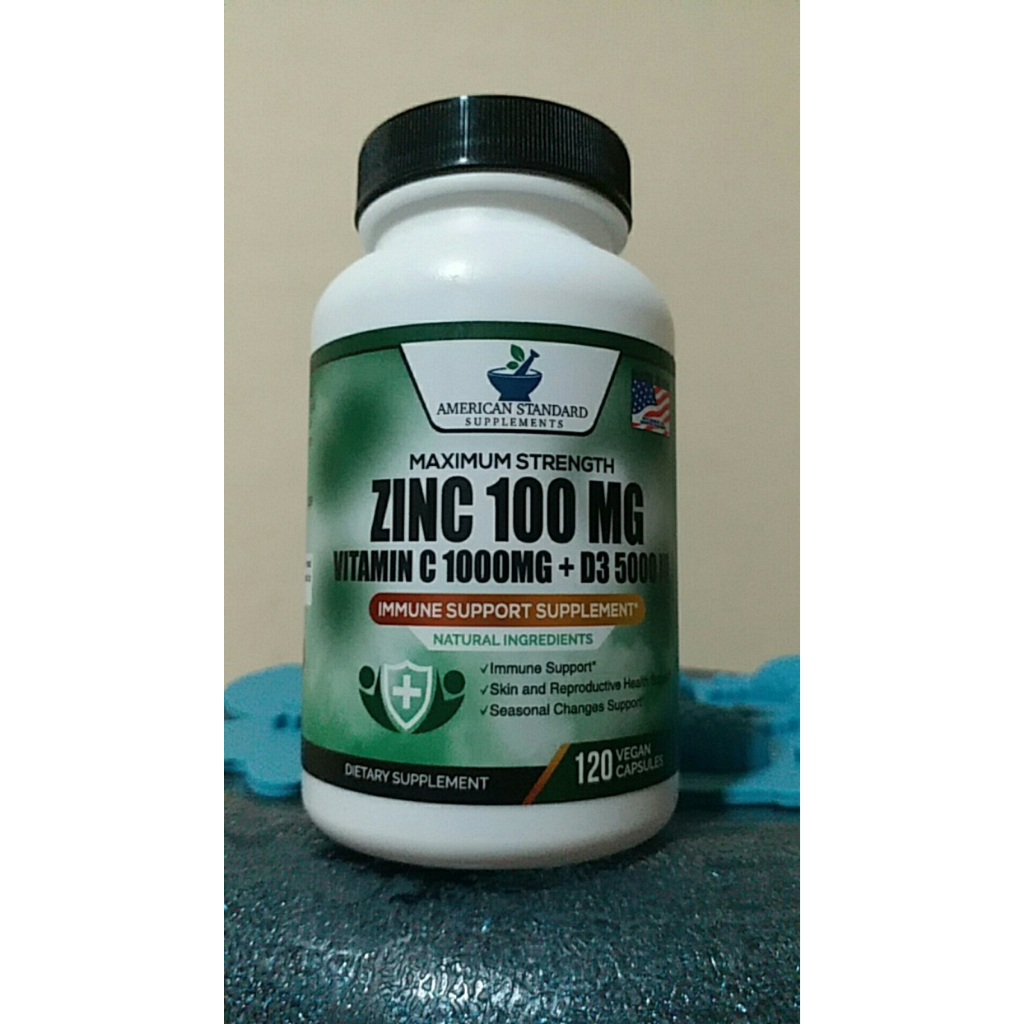 𝐆𝐑𝐀𝐓𝐈𝐒𝐎𝐍𝐆𝐊𝐈𝐑 • Zinc 100 mg Vitamin C 1000 mg Vitamin D 5000IU American Standard Supplements