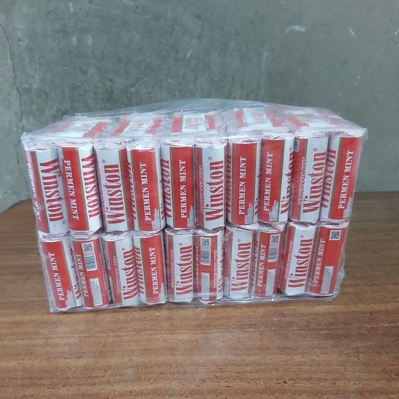 

Permen Winston Mint 1 Press isi 10 Pak, per pak isi 10 roll.