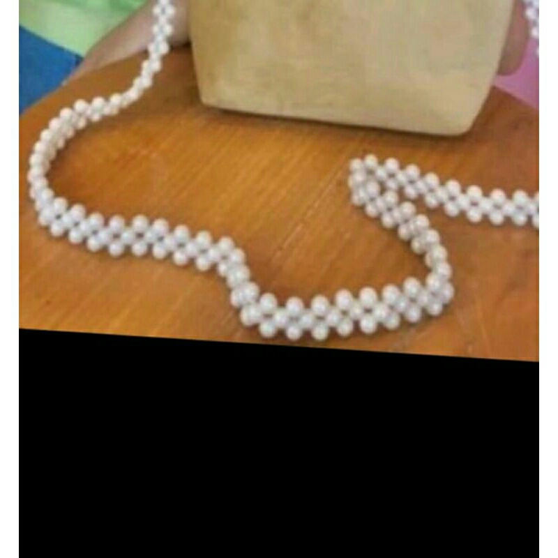 Tali tas mutiara / manik / mote