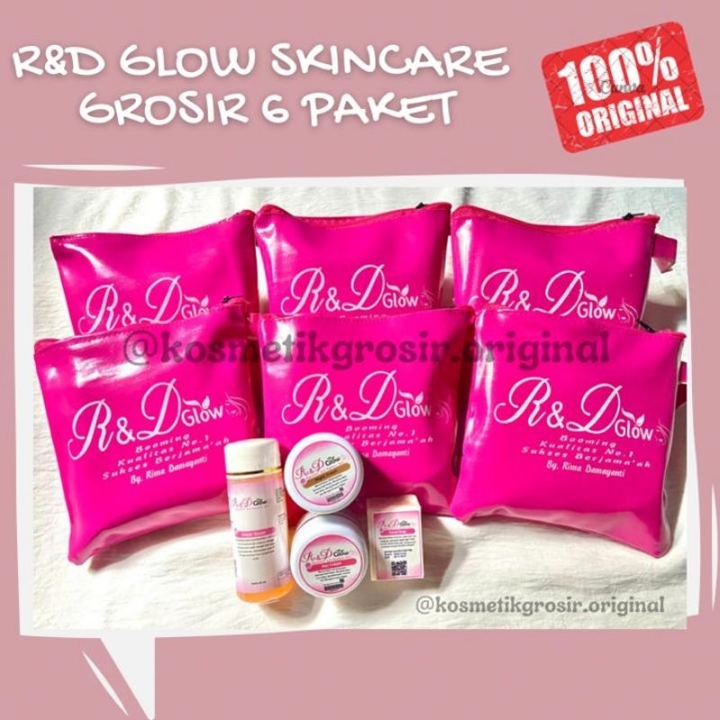 R&D Glow Grosir 6 Paket - RD Glow skincare by Rima Damayanti Original 100% | TERMURAH