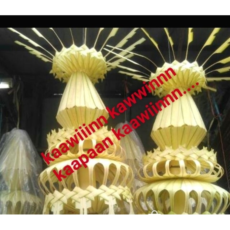 Janur Lampion Jumbo | Janur perkawinan | Hajatan | Janur kuning