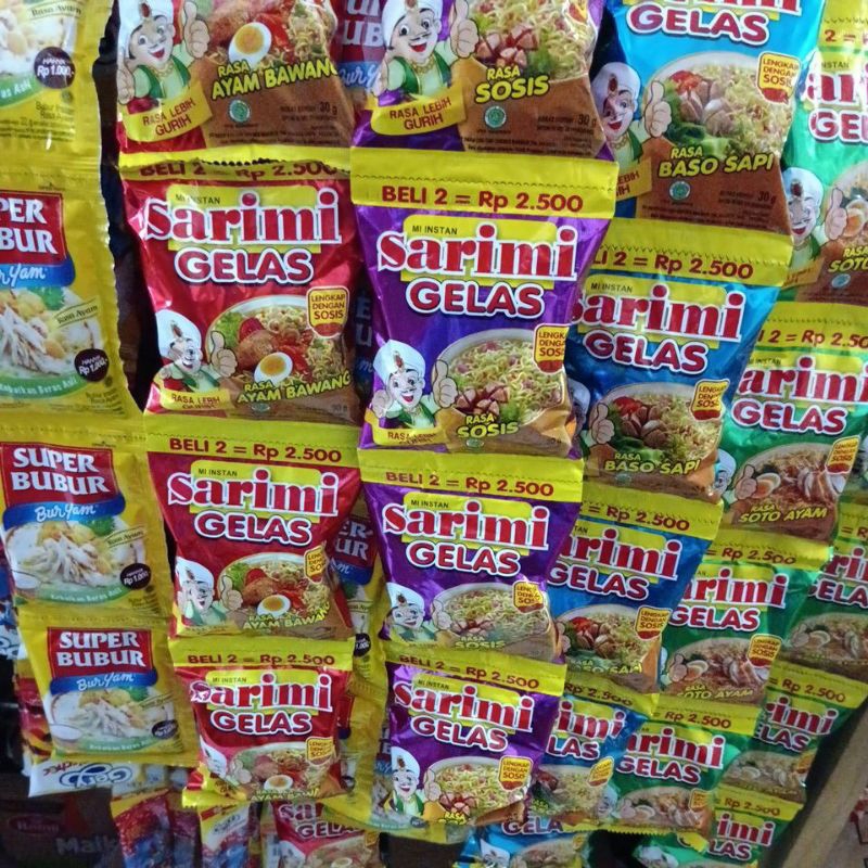 

Mie Sarimi gelas / Super bubur isi 10pcs