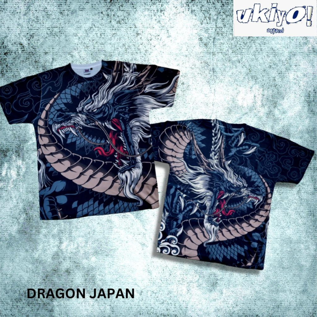 KAOS TAG THAILAND DRAGON MIX AOP (ALL OF PRINT) | KAOS TATO ANIMAL FULLPRINT FULL PRINT T-SHIRT | KA