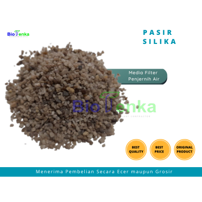 PASIR SILIKA MEDIA FILTER PENJERNIH AIR- BIO TENKA