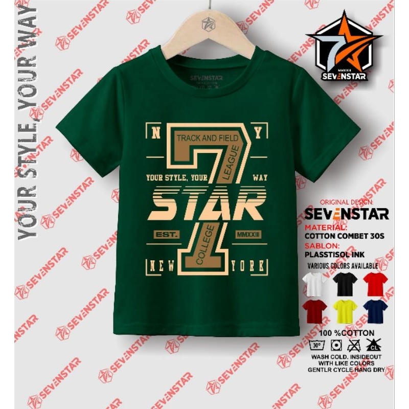 kaos anak seven star