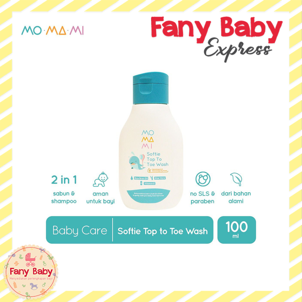 MOMAMI SOFTIE TAP TO TOE WASH 100ML/235ML