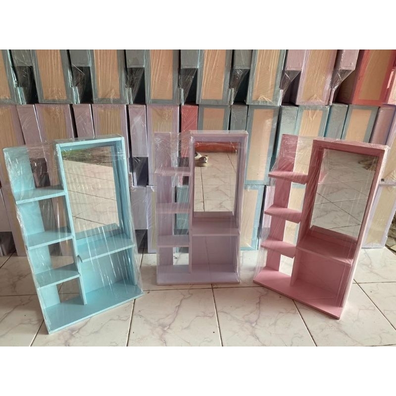 Cermin rias/Cermin rias aesthetic/cermin rias tangga/cermin rias gantung/cermin rias viral/cermin ri